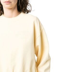 U.S. Vintage | Pale Yellow Tybee Island Pullover Sweatshirt Sz M EUC